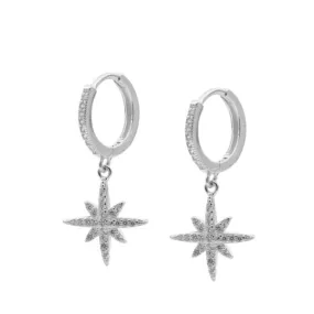 Pendientes en plata de ley Wonder