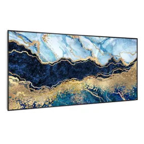 Wonderwall Air Art Calefactor infrarrojo inteligente de mármol azul